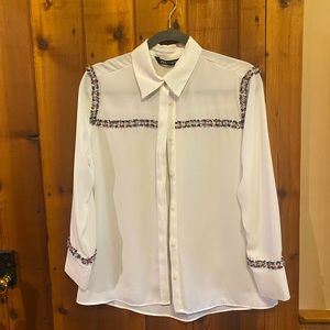 Zara dressy blouse